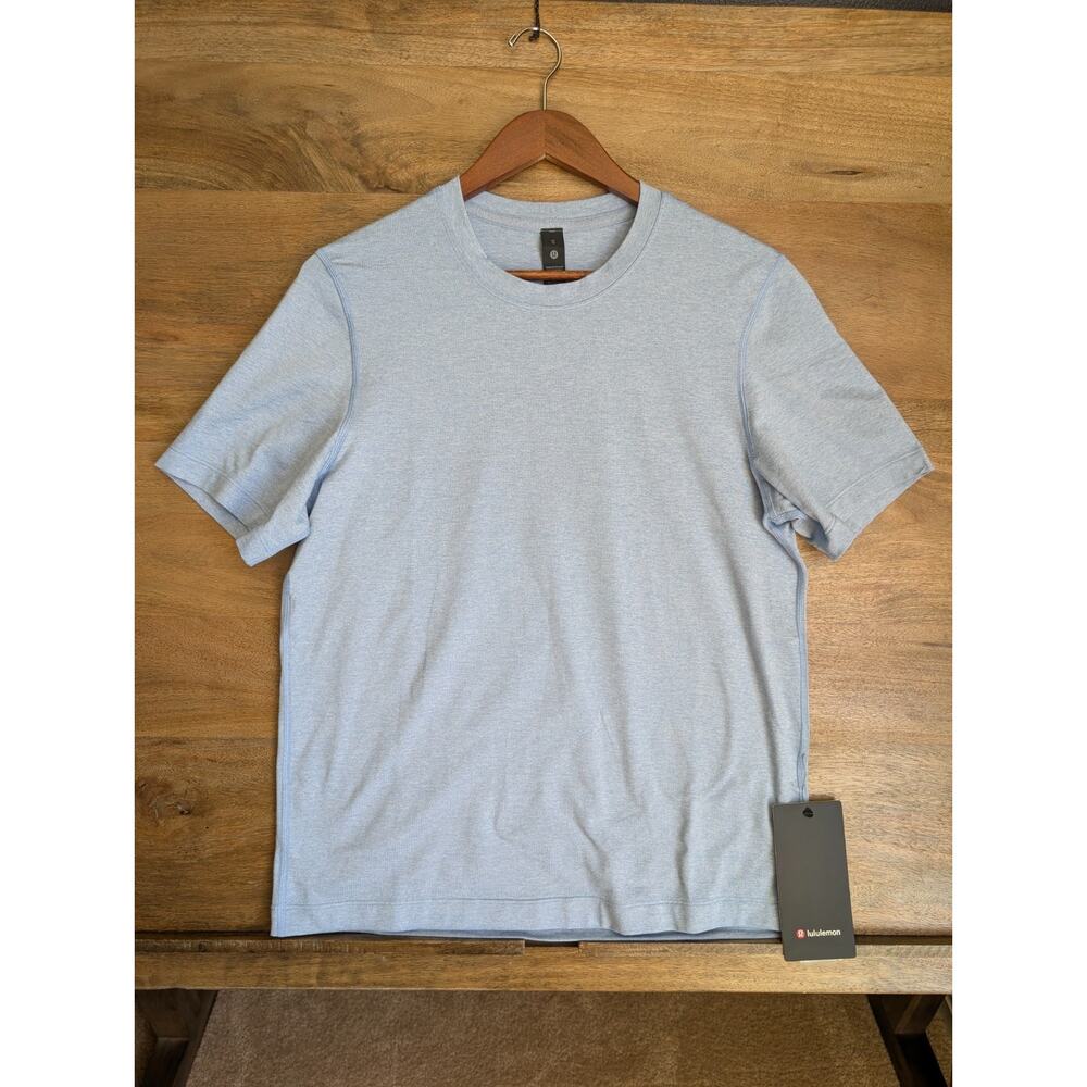 Lululemon Jersey Womens XS Light Blue Relaxed Fit Soft Short Sleeve LM3ES3S NWT